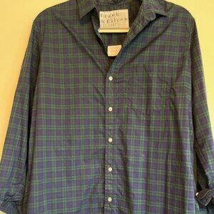 COPY - Woman's Frank and Eileen Joedy Plaid Button Down - size Medium